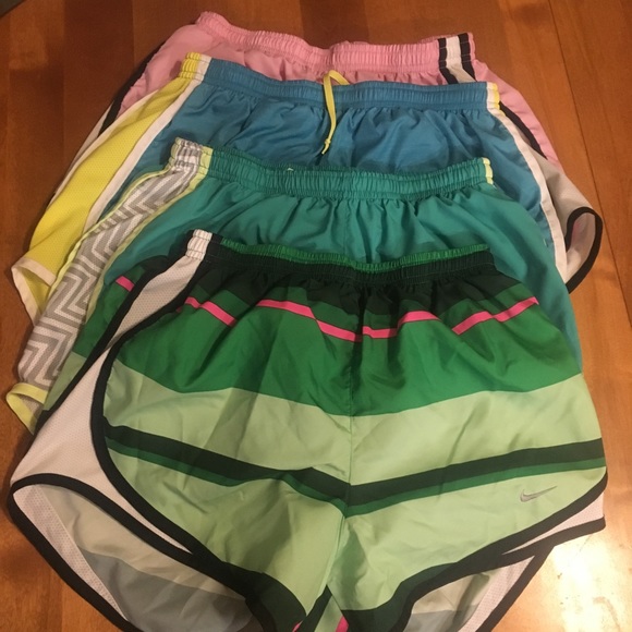 Nike Pants - 4 pack of Nike tempo shorts size small.